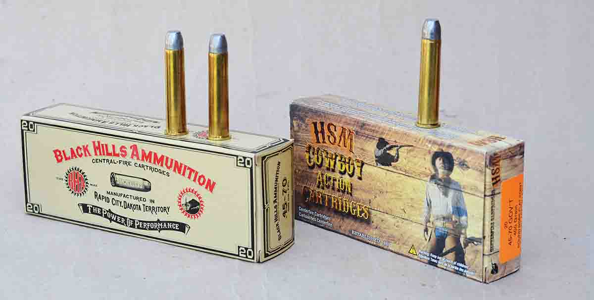 Black Hills Ammunition and HSM offer “cowboy-style” .45-70 Government loads that feature cast bullets and low pressure, making them suitable for any rifle in good working order.